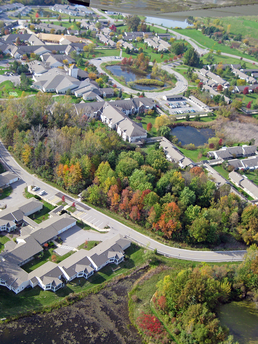 aerial view