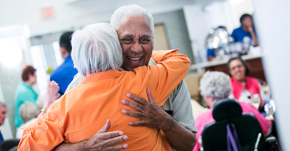 Kendal residents embrace