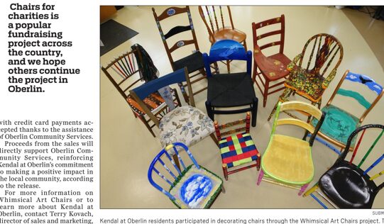 Whimsical chairs in news